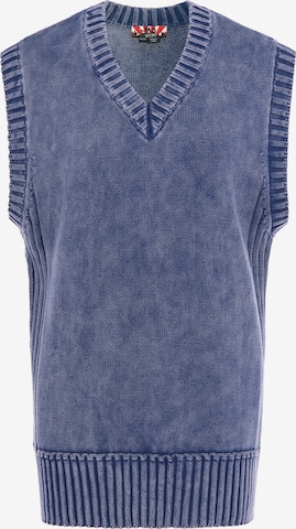 Cardigan myMo ROCKS en bleu : devant