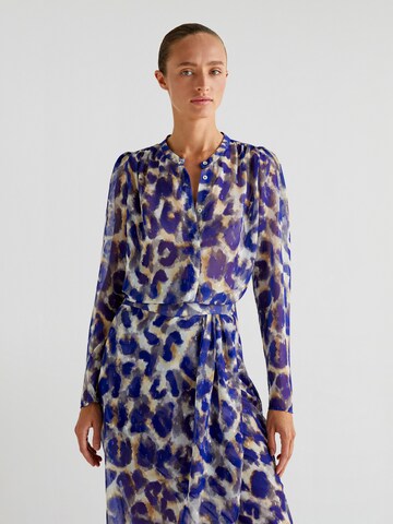 Scalpers Blouse 'Leo' in Blauw: voorkant