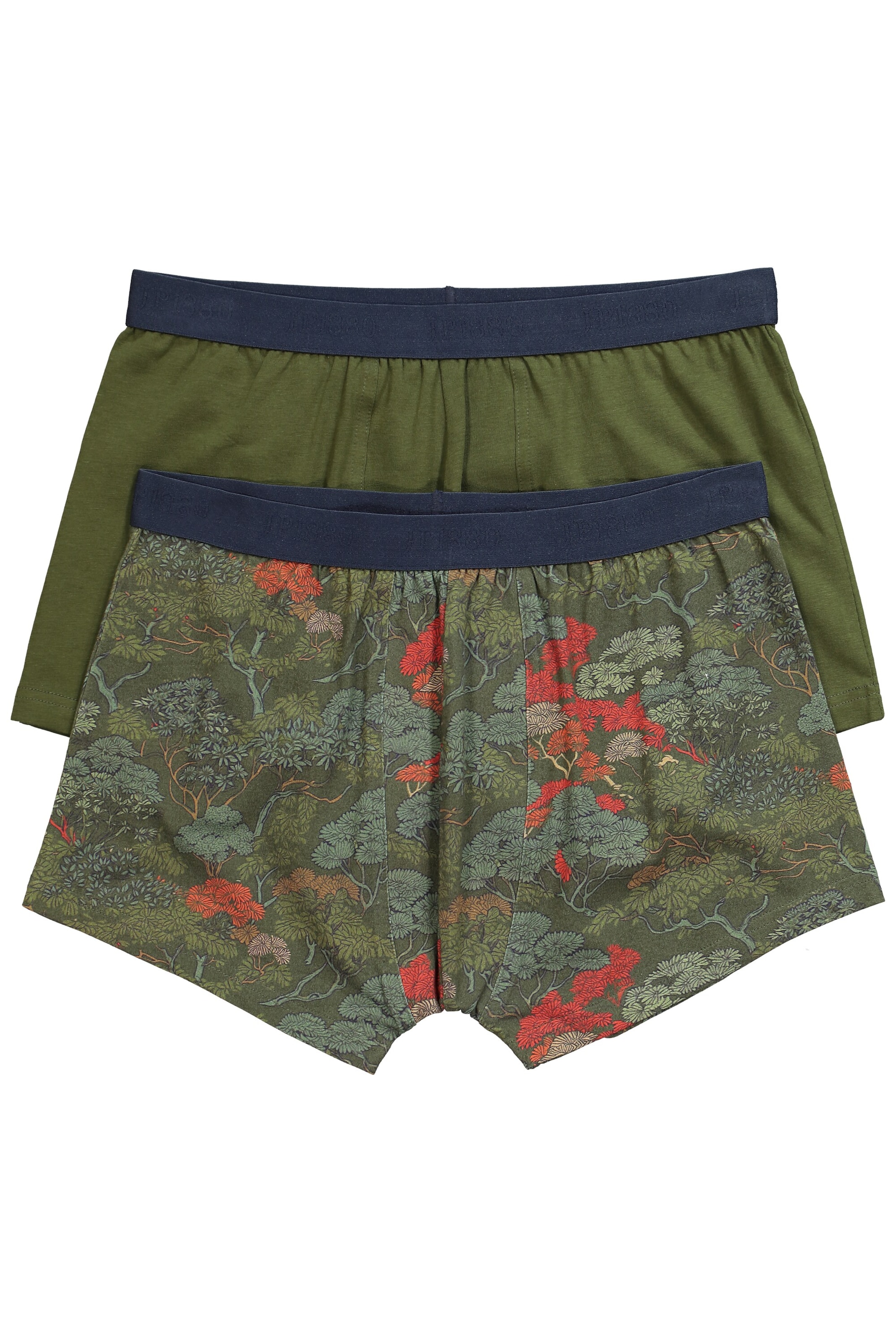 JP1880 Boxershorts in Groen: voorkant