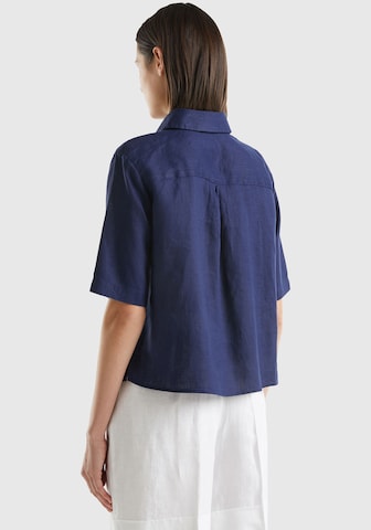 UNITED COLORS OF BENETTON Blouse in Blue