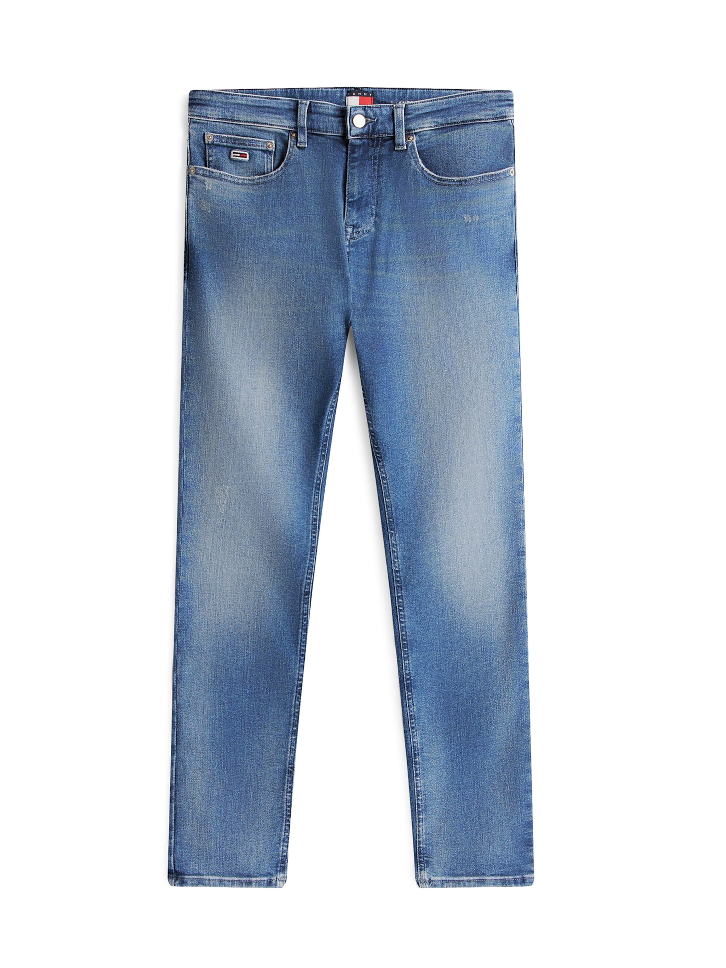 Tommy Jeans - Slimfit Vaquero en azul: frente