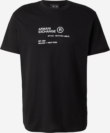 ARMANI EXCHANGE Bluser & t-shirts i sort: forside