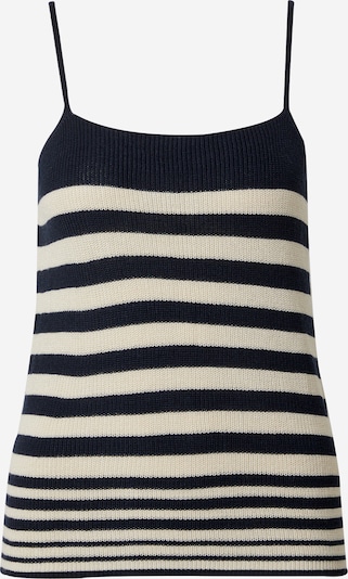 VERO MODA Knitted top 'NEWLEXSUN' in Beige / Navy, Item view