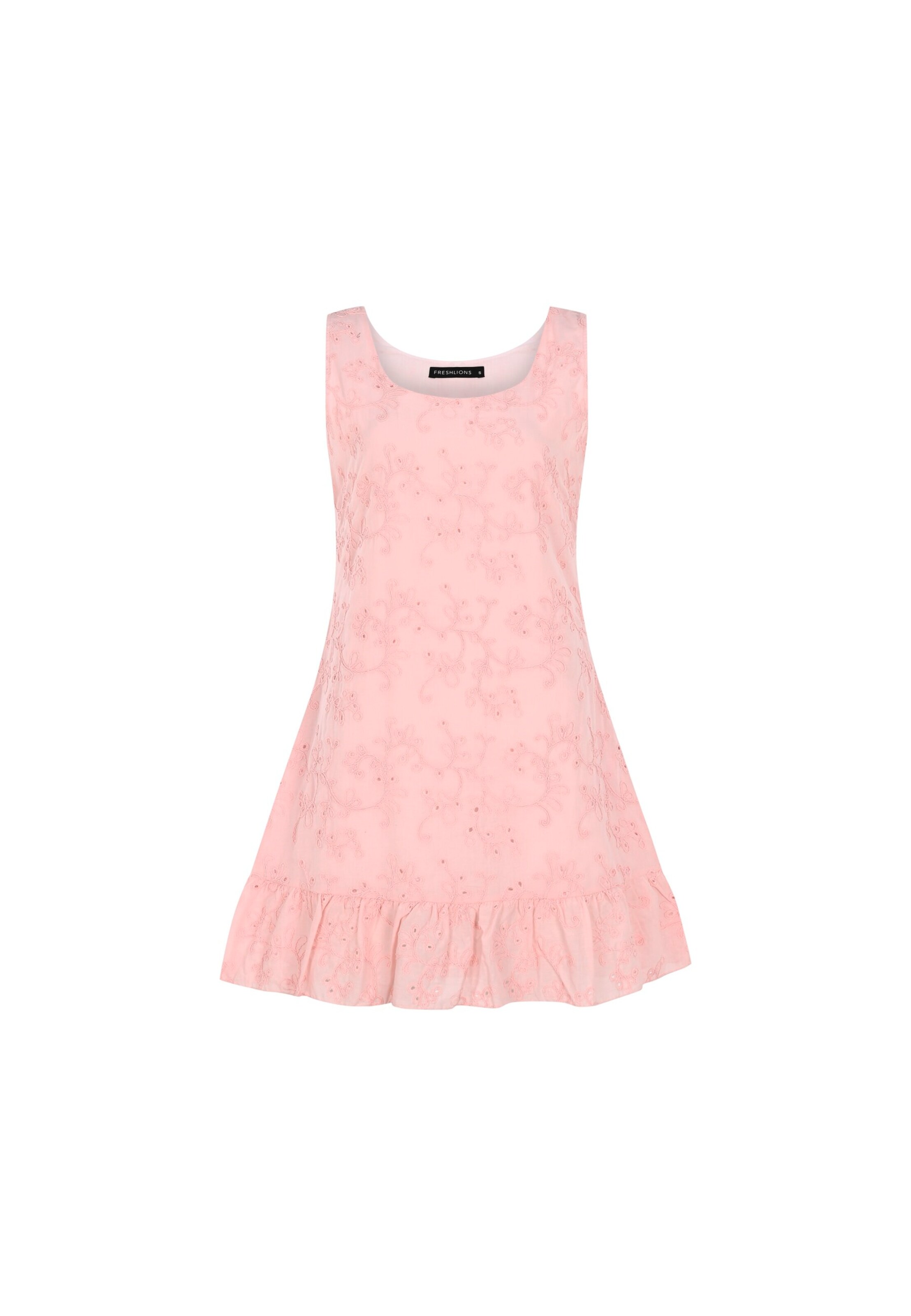 FRESHLIONS Minikleid 'Avery' in Pink: Vorderseite