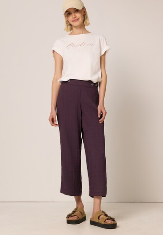 Street One Studio Loose fit Pants in Purple: front