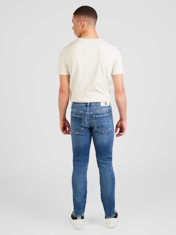 Calvin Klein Jeans Skinny Džíny – modrá