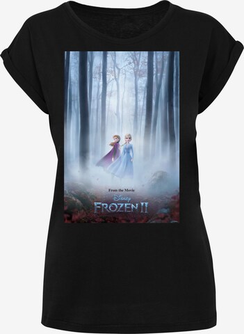 F4NT4STIC T-Shirt 'Disney Frozen 2 Movie Poster' in Schwarz: predná strana