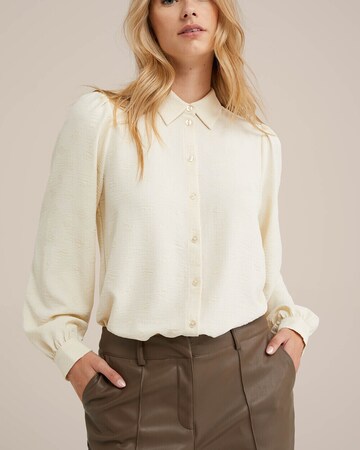 WE Fashion Bluse i beige