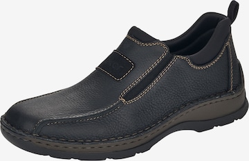 Rieker Classic Flats 'Michigan' in Black: front