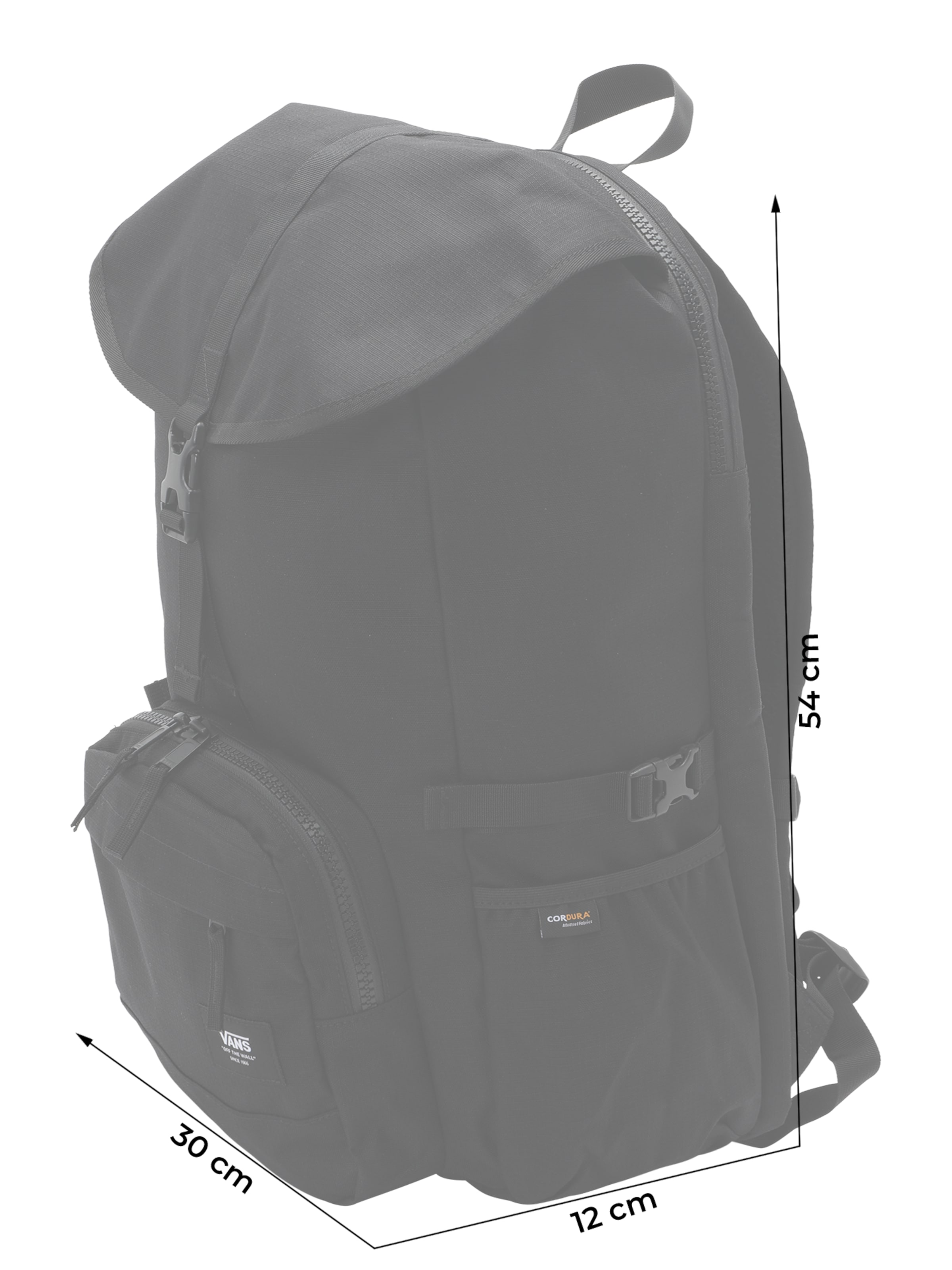 VANS Batoh 'DX' - Čierna