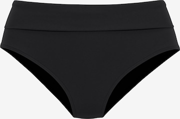 LASCANA Bikini Bottoms in Black: front