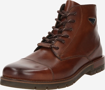 bugatti Lace-Up Boots 'Mare' in Brown: front