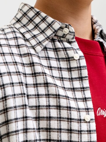 Jack & Jones Junior Regular fit Overhemd in Wit