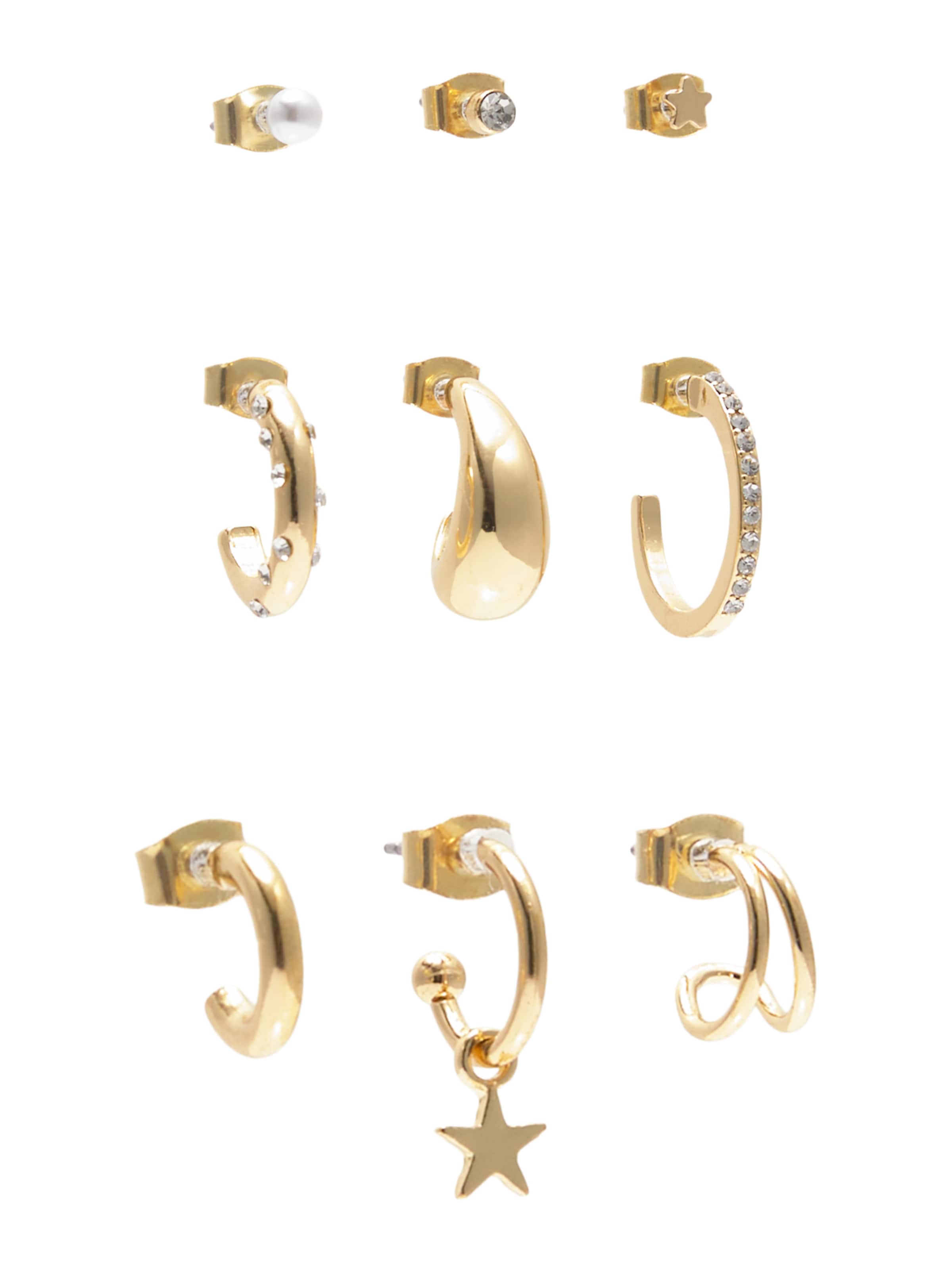 Pull&Bear Øreringe i guld: forside