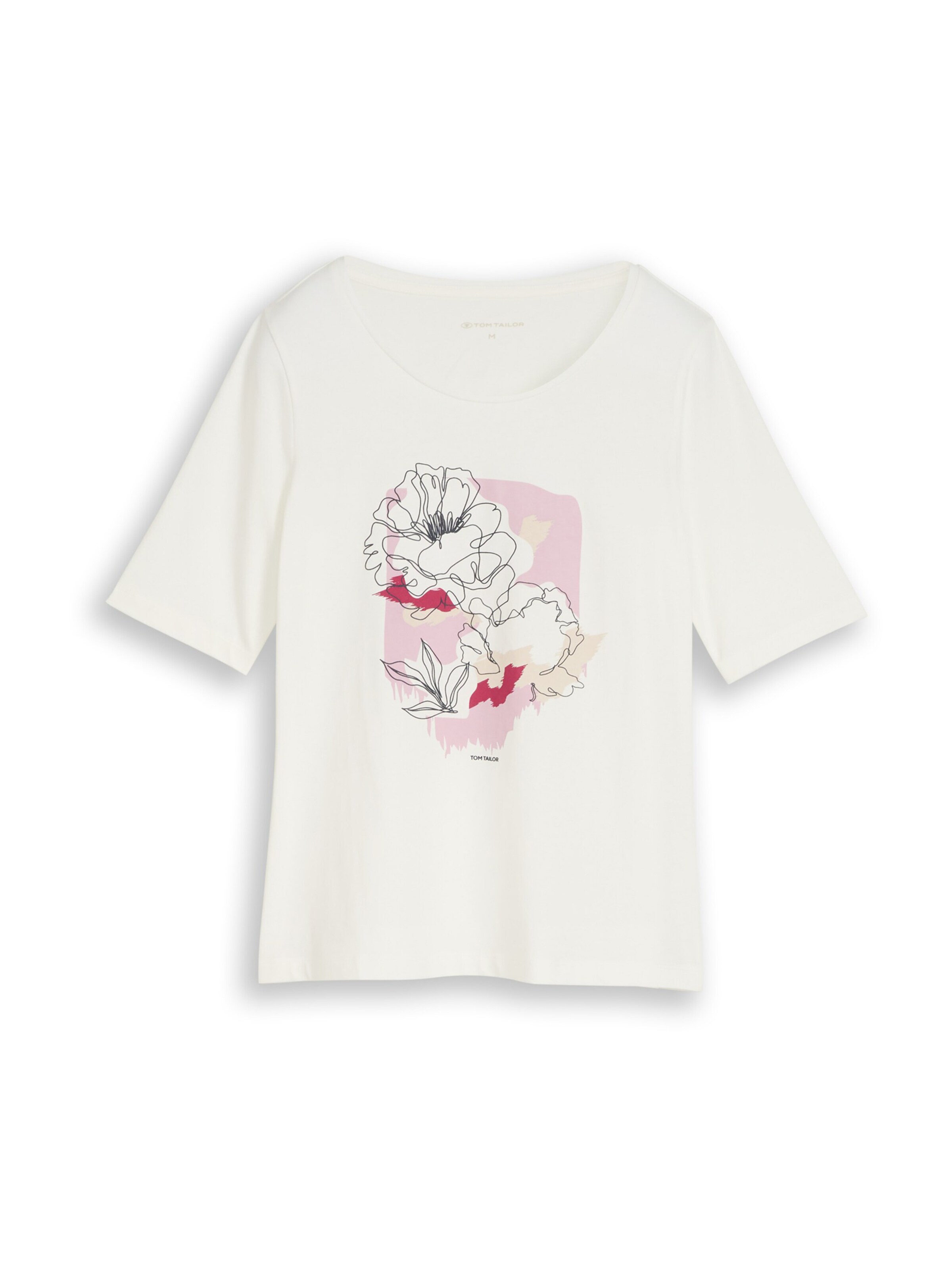 TOM TAILOR Shirt in White: front