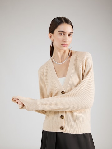 b.young Knit Cardigan 'NEMA' in Beige: front