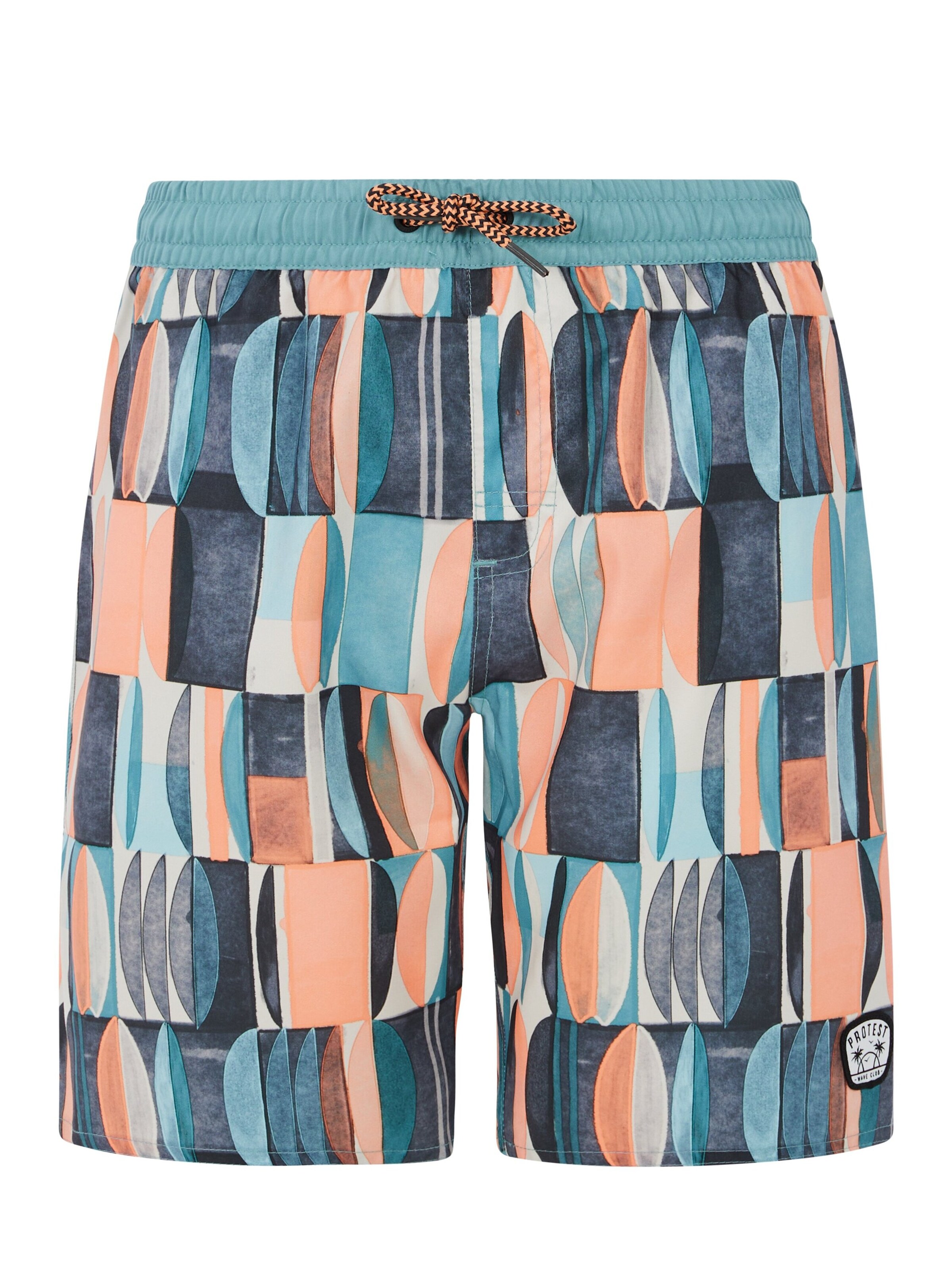 PROTEST Badeshorts 'PRTWarner JR' in Grün: Vorderseite