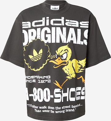 ADIDAS ORIGINALS T-shirt 'DUCK' i svart: framsida