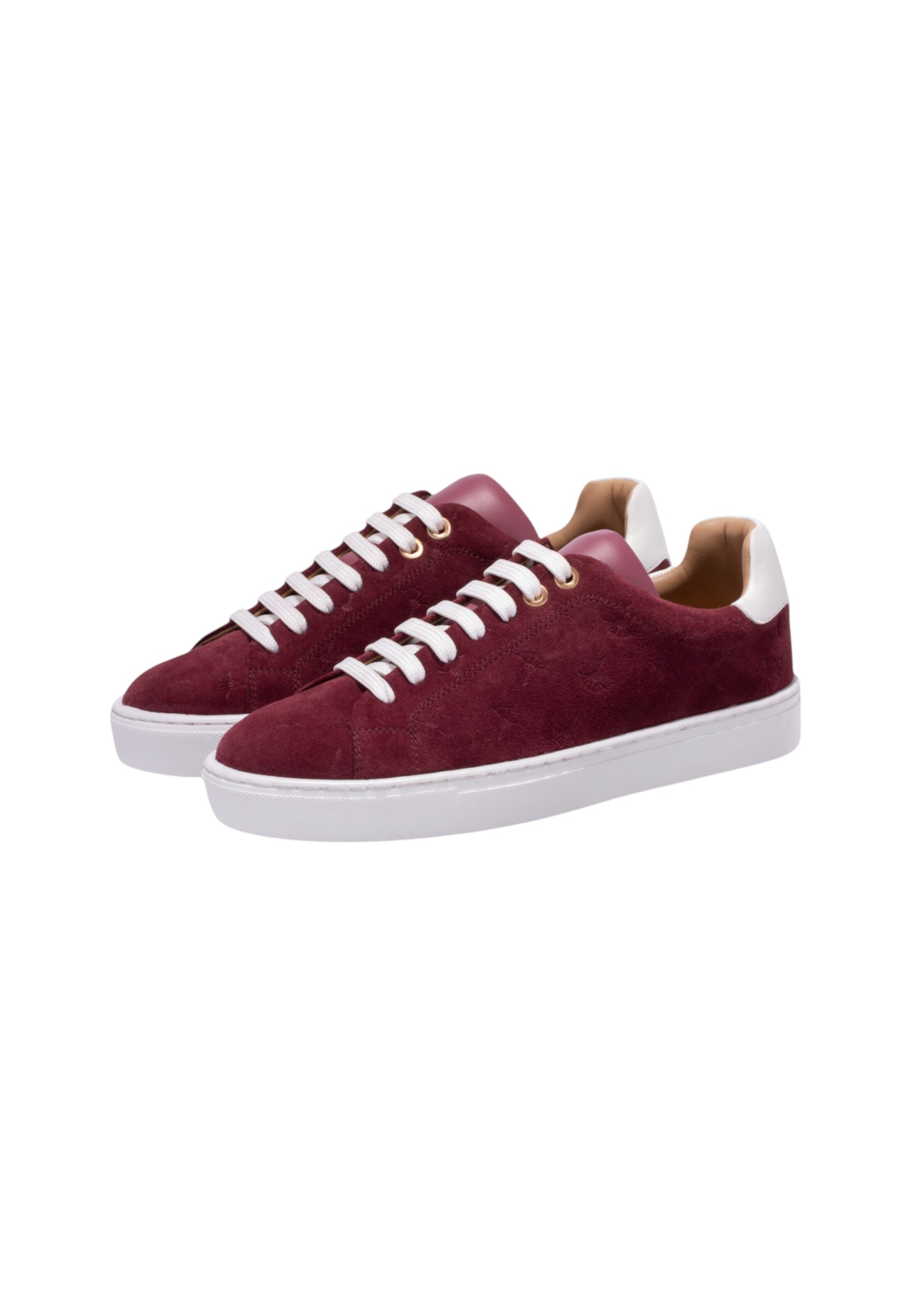 JOOP! Sneakers laag 'Velo Stampa Cari' in Rood