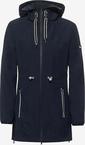 CECIL Between-Seasons Coat in Blue: front