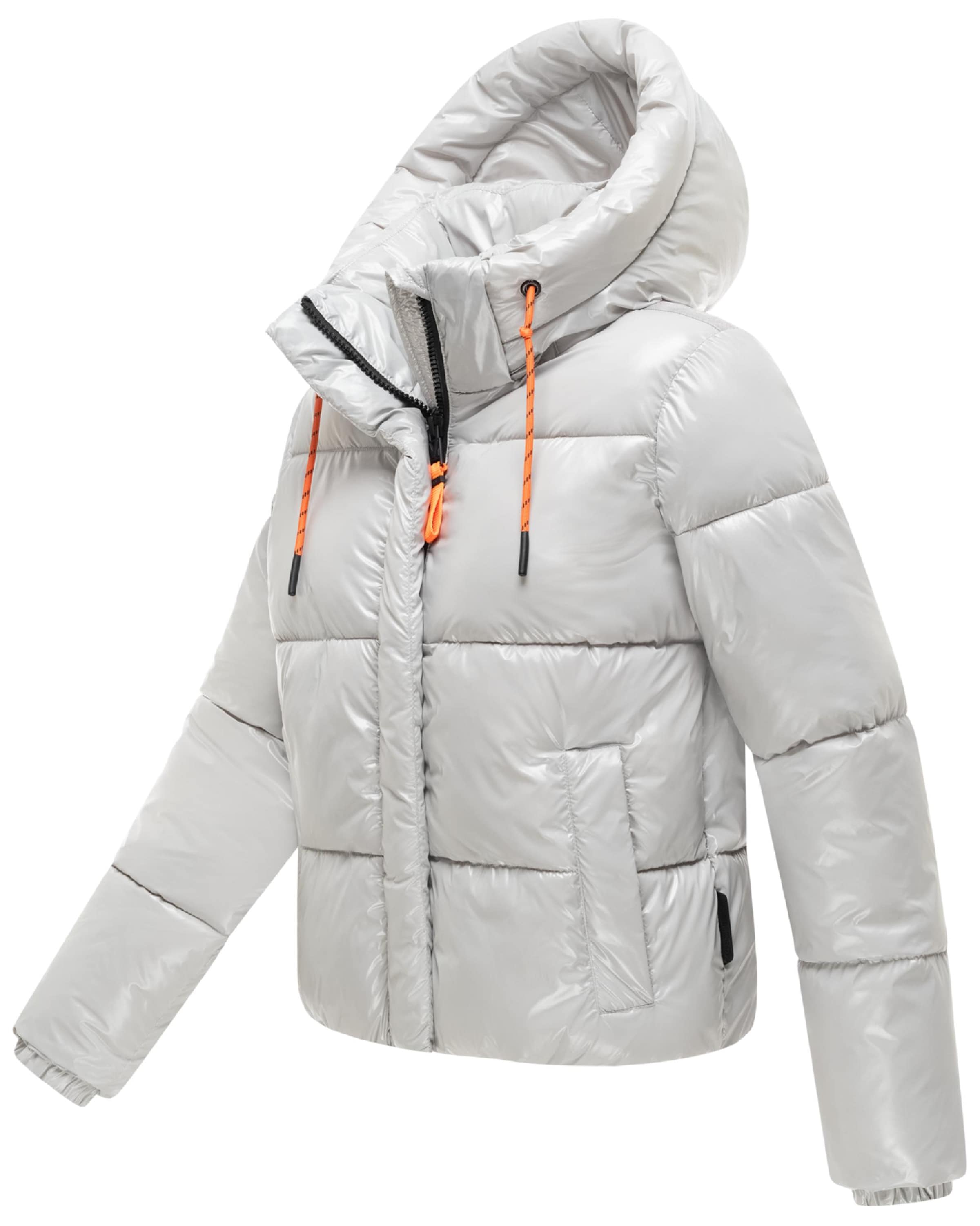 MARIKOO Winter jacket 'Skyraa 16' in Silver