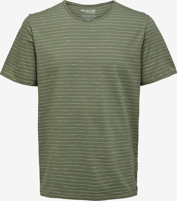 SELECTED HOMME Shirt 'Morgan' in Groen: voorkant