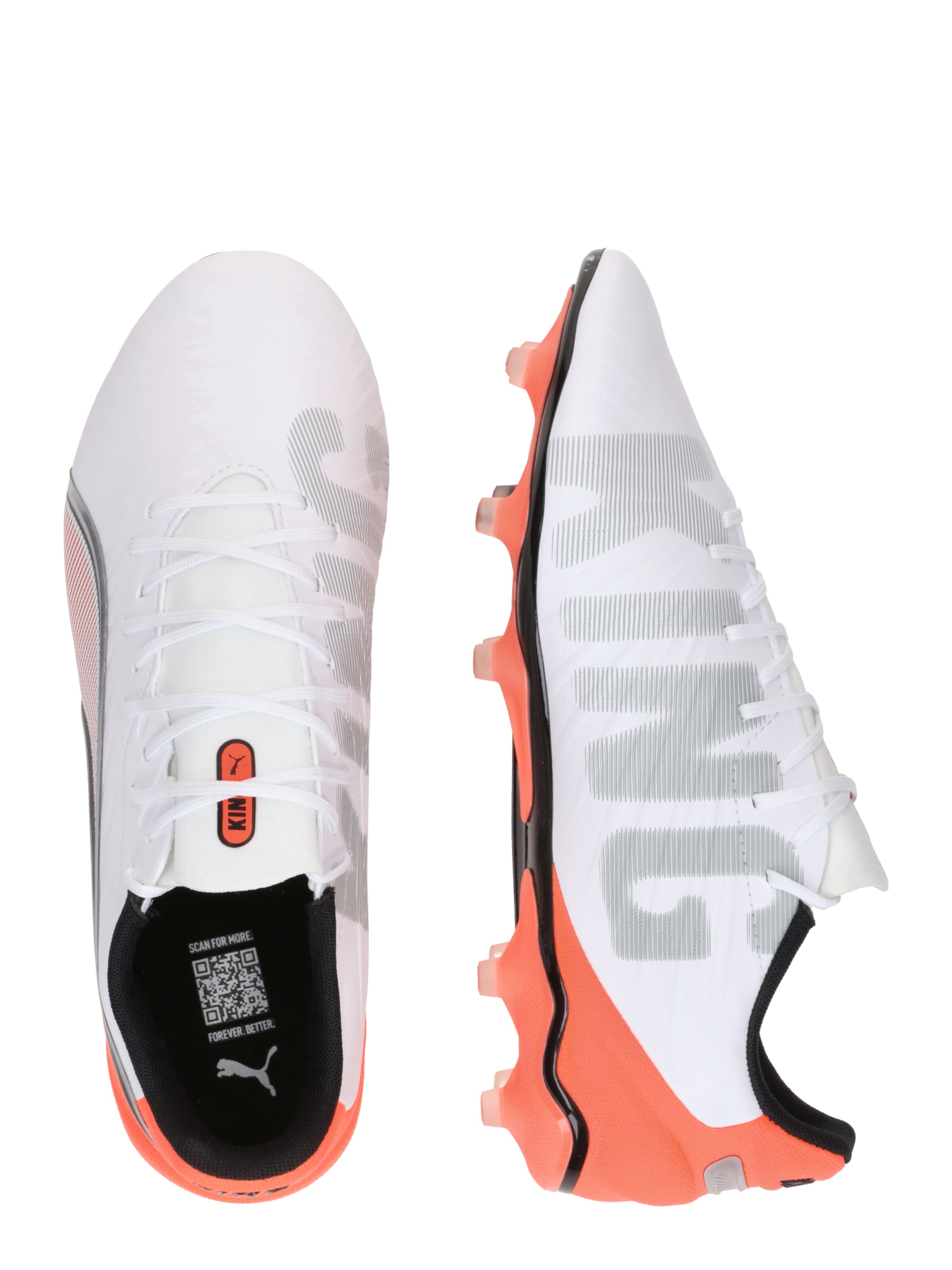 balts PUMA Futbola apavi 'King Match'