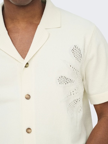 Only & Sons Gebreid vest 'ONSJam' in Grijs