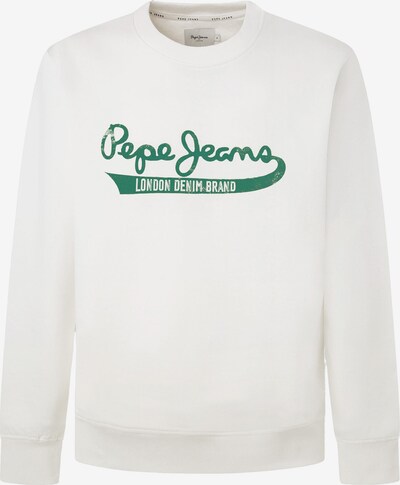 Pepe Jeans Sweat-shirt 'ROI' en vert / blanc, Vue avec produit