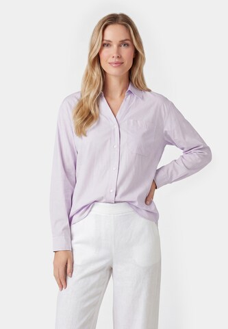 usha WHITE LABEL - Camisa em roxo: frente
