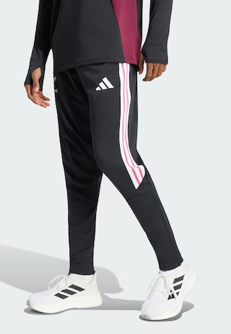 ADIDAS PERFORMANCE Slimfit Sportbroek 'All Blacks' in Zwart: voorkant