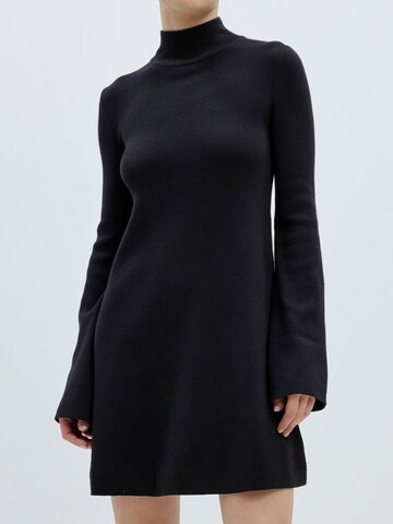 EDITED Knitted dress 'Dunia' in Black