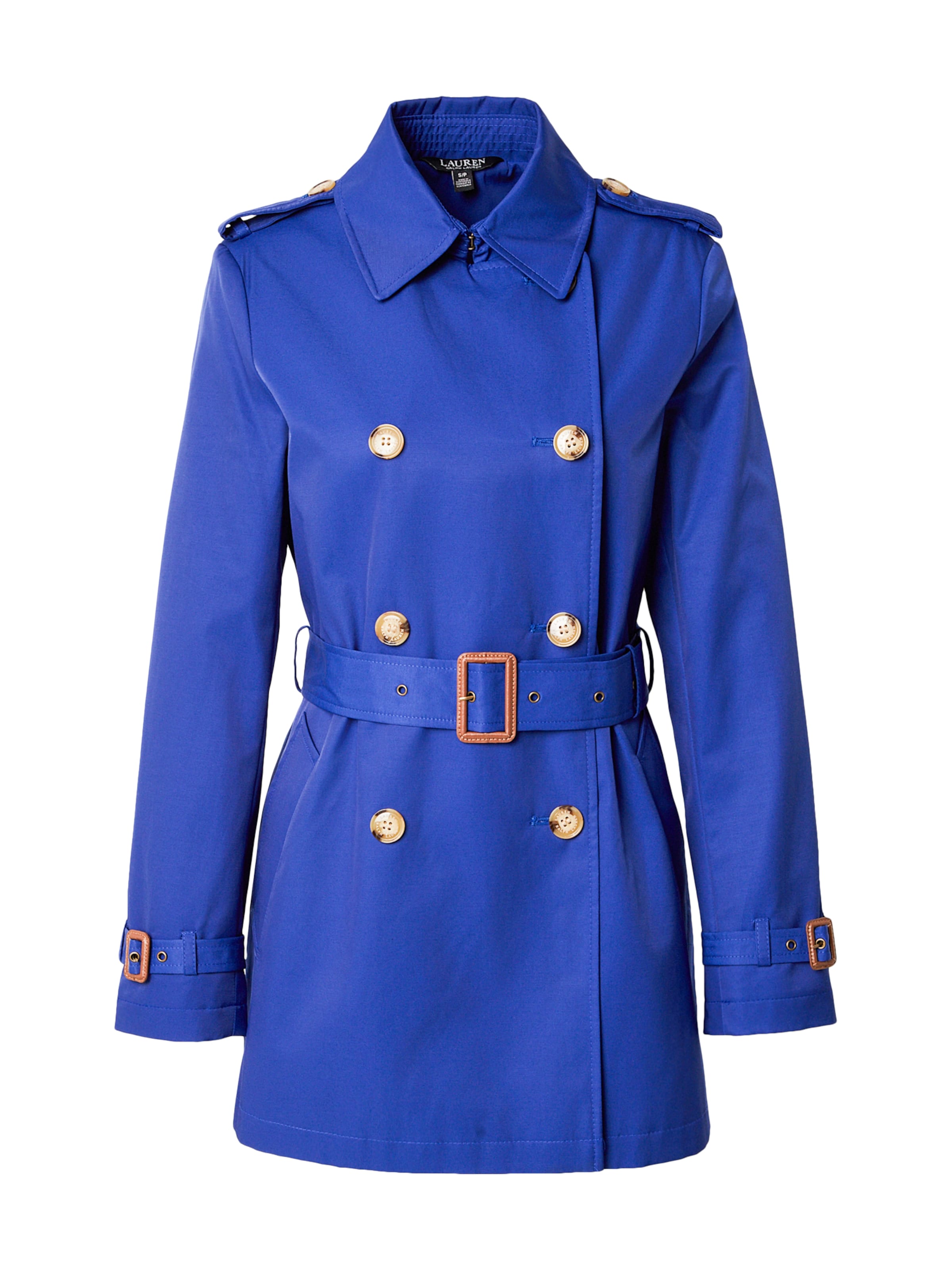 Lauren Ralph Lauren Přechodný kabát – modrá: přední strana