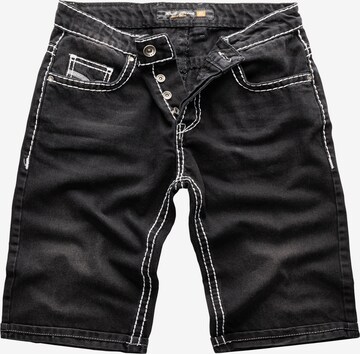 Rock Creek Regular Shorts in Schwarz: predná strana