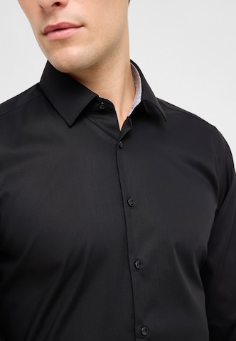 ETERNA Slim fit Zakelijk overhemd in Zwart