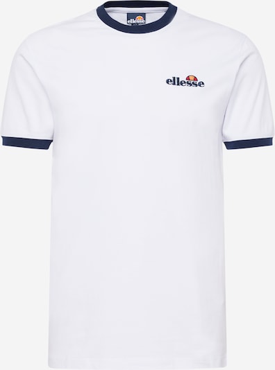 ELLESSE T-Shirt 'Meduno' en bleu marine / orange / rouge vif / blanc, Vue avec produit