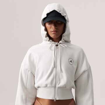 Giacca di felpa sportiva di ADIDAS BY STELLA MCCARTNEY in bianco