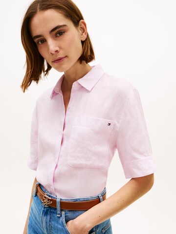 TOMMY HILFIGER Bluse 'Ess' in Lila