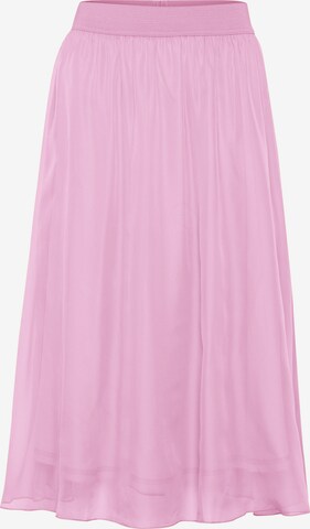 SAINT TROPEZ Skirt 'Coral' in Purple: front