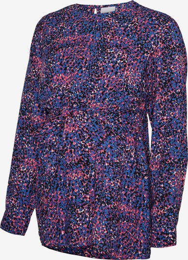 MAMALICIOUS Bluzka 'Lantana' w kolorze niebieski / fioletowy / czarny / białym, Podgląd produktu