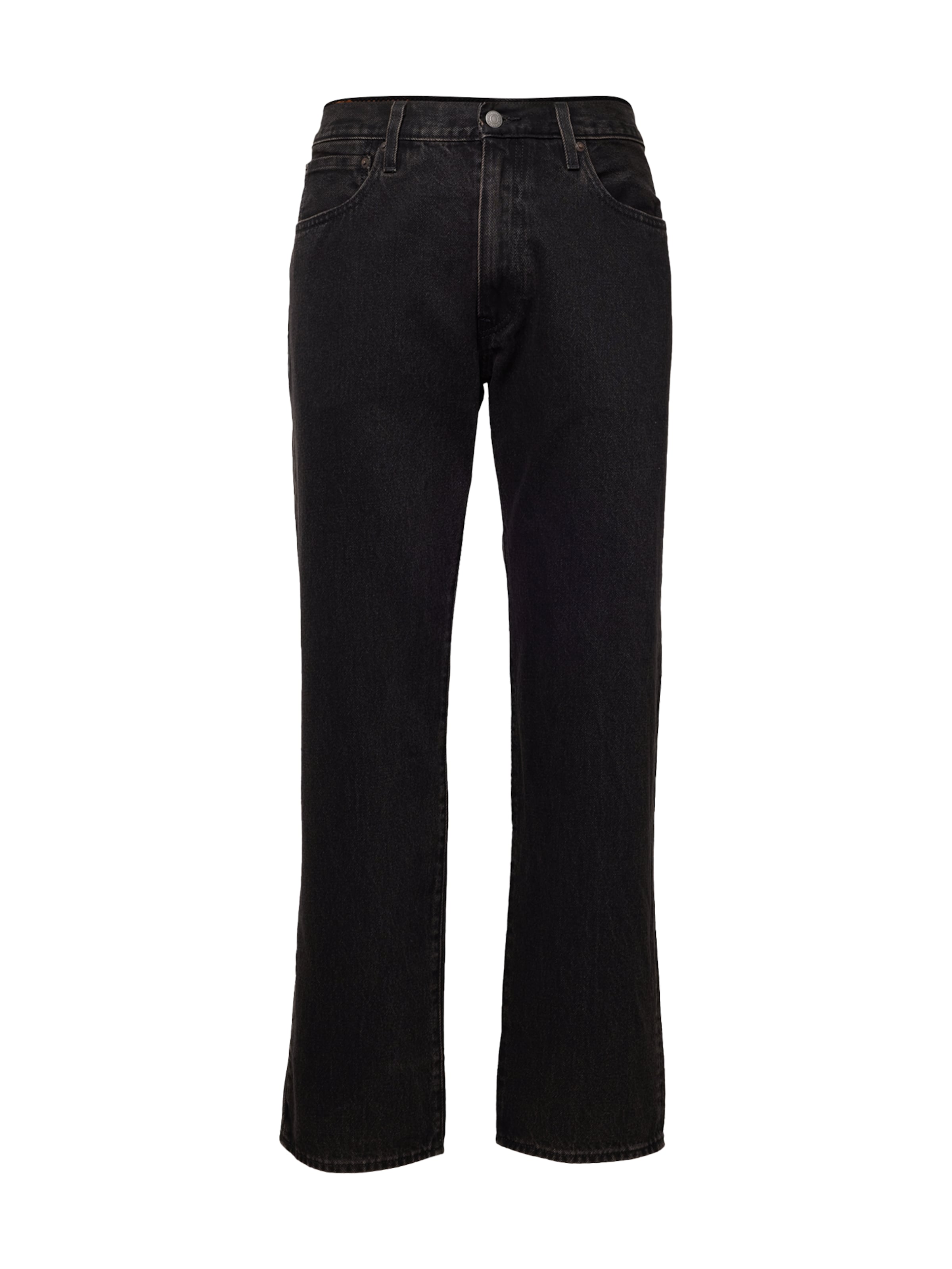 Jean '555™ Relaxed Straight' LEVI'S ® en noir : devant