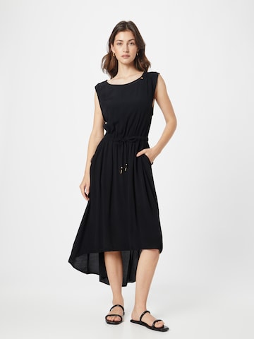 Ragwear فستان 'SIROCCO' بلون أسود: الأمام