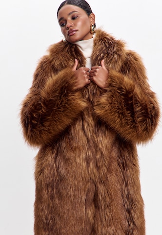 CESARE GASPARI Wintermantel in Bruin