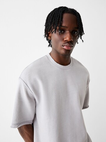 Bershka Shirt in Grau