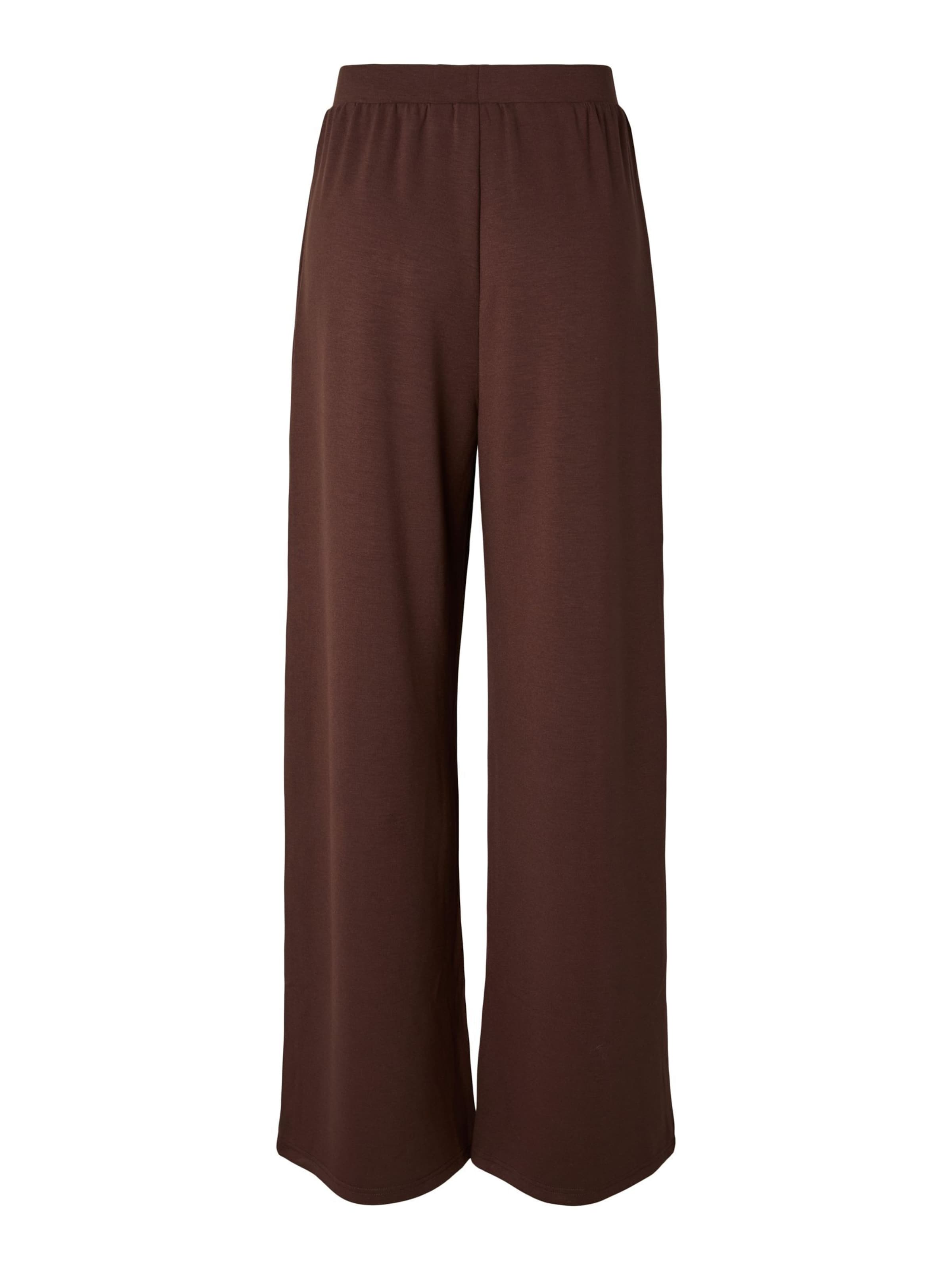 Loosefit Pantalon 'PCPolly' PIECES en marron