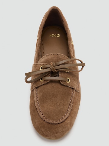 MANGO Mocassins 'Boat' in Bruin