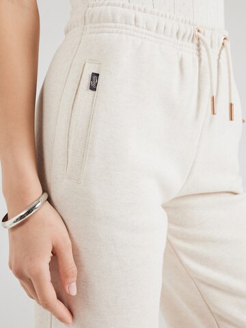 Effilé Pantalon 'Essential' Superdry en beige