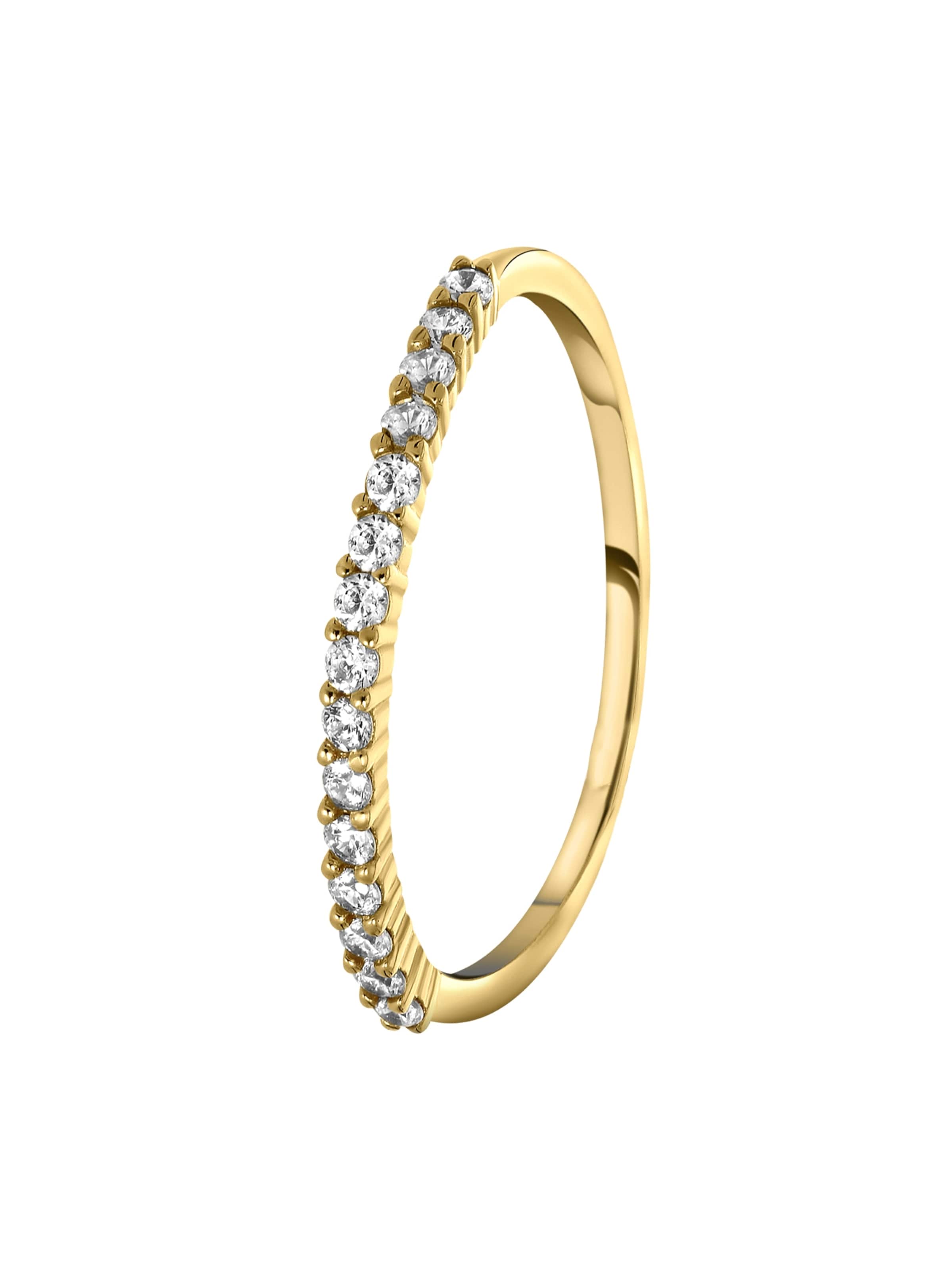 Lucardi Ring in Goud: voorkant