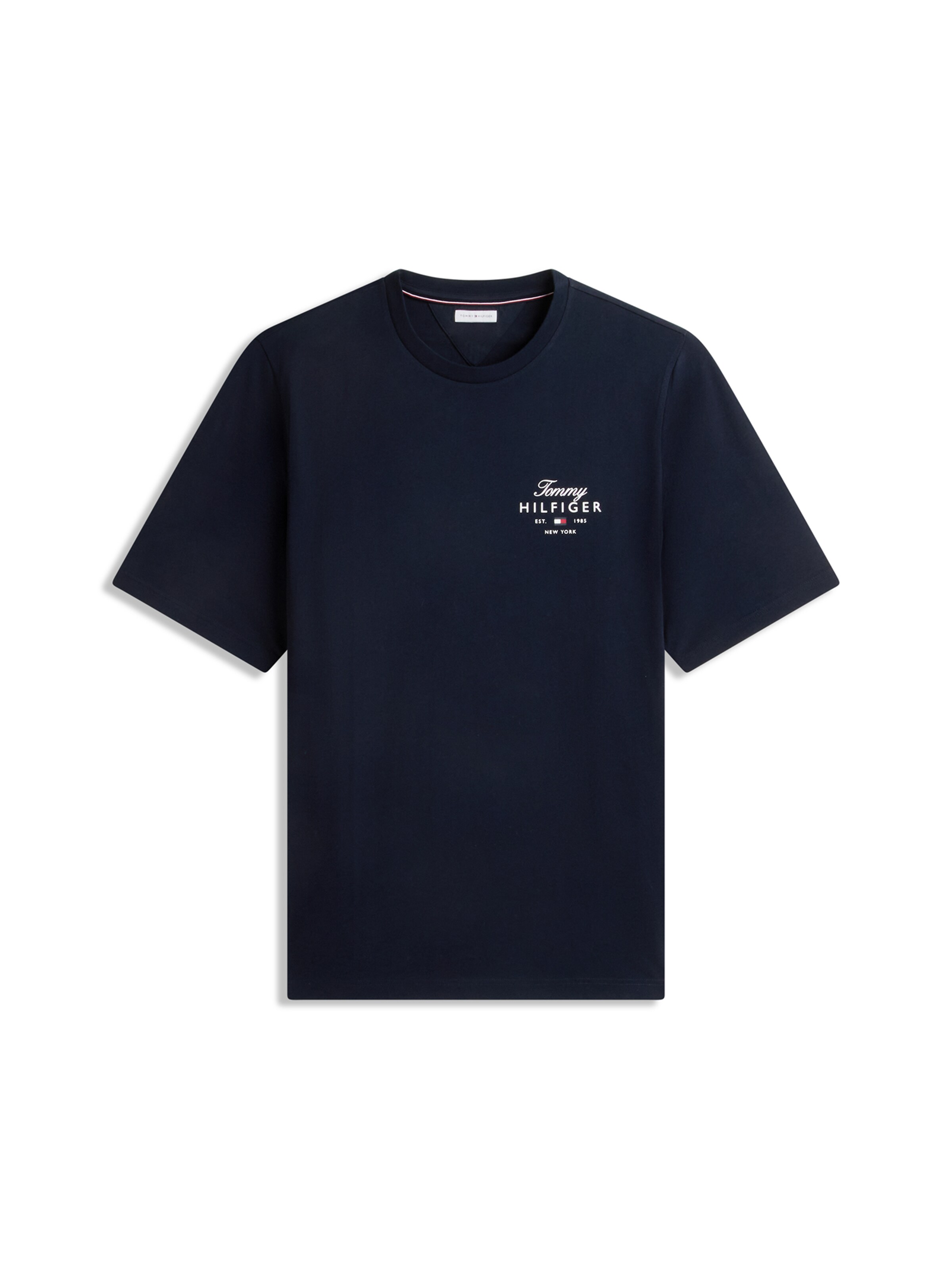 Tricou de la Tommy Hilfiger Big & Tall pe albastru: față
