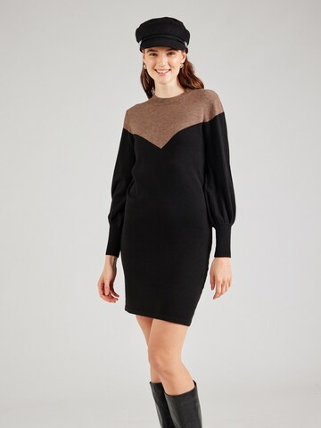 VILA Knit dress 'VIKerry' in Black: front